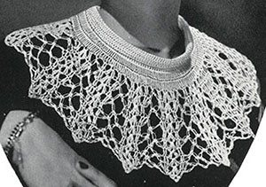 Cameo Collar Pattern #292 ~ Free Vintage Crochet