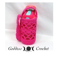 "What a Mesh" Water Bottle Holder ~ Goddess Crochet
