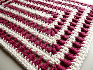 A Bullion Stitch Placemat ~ Rhelena - CrochetN'Crafts