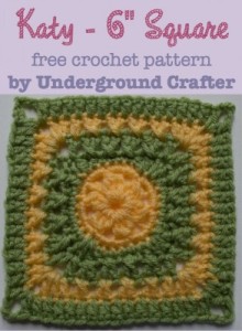 Katy - 6" Square ~ Marie Segares - Underground Crafter