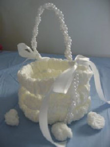 woven flower girl basket