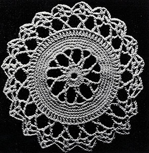 The Star Wheel Tablecloth ~ Free Vintage Crochet
