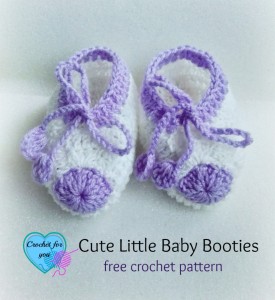 Cute Little Baby Booties ~ Erangi Udeshika - Crochet For You