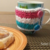 Wrapped in Stars Mug Cozy ~ Diane Hunt - Cre8tion Crochet