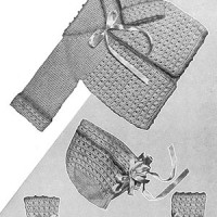 Crochet Baby Set #725 ~ Free Vintage Crochet