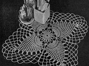 Cloverleaf Doily ~ Free Vintage Crochet