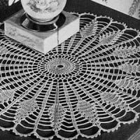 Sundial Doily ~ Free Vintage Crochet