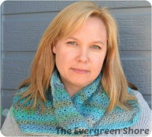 Flip Your Collar Cowl ~ Krista Short/The Evergreen Shore - Cre8tion Crochet