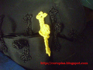 Crochet Button with Loop ~ Curupisa