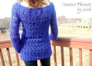 Wicker Weave Sweater ~ Creative Threads by Leah - Cre8tion Crochet