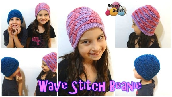 Wave Stitch Beanie ~ Meladora's Creations