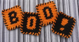 Boo Coasters ~ Whiskers & Wool