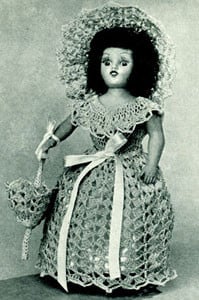 Sunbonnet Doll #252 ~ Free Vintage Crochet