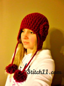 Blossom Earflap ~ Stitch11