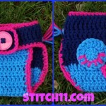 Owl Diaper Cover - 0-9 months ~ Stitch11