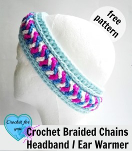 Braided Chains Headband / Ear Warmer by Erangi Udeshika of Crochet For You