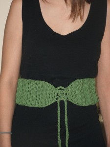 A-Maizing Ribbed Belt by Kim Guzman of CrochetKim