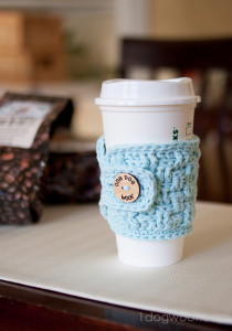 Basketweave Cup Cozy by One Dog Woof