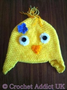 Chick Earflap Hat 1 yr+ by Crochet Addict
