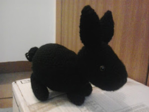 Black Rabbit by Crochet Fanatic