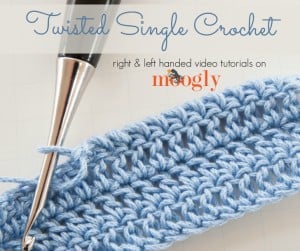 Twisted Single Crochet by Moogly