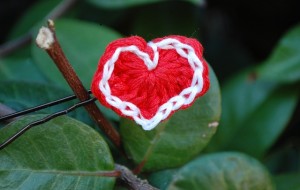 My Tiny Valentine (Hair Pin) by Inner Child Crochet