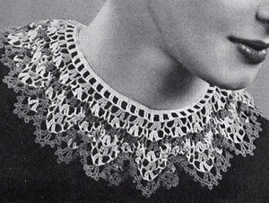 Festoon Collar by Free Vintage Crochet