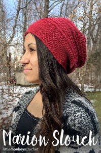 The Marion Slouch by Rebecca Langford of Little Monkeys Crochet