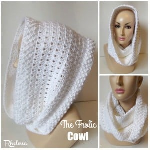 The Frolic Cowl by Rhelena of CrochetN'Crafts