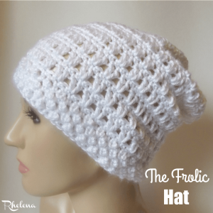 The Frolic Hat by Rhelena of CrochetN'Crafts