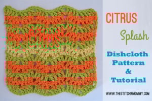 Citrus Splash Dishcloth by The Stitchin' Mommy