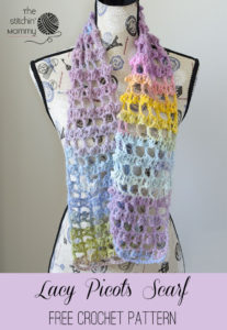 Lacy Picots Scarf by The Stitchin' Mommy