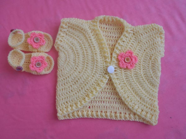 Crosia hotsell baby sweater