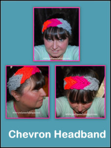 Chevron Crochet Headband by Sara Sach of Posh Pooch Designs