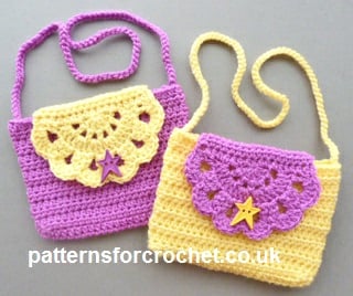 Crochet childs bag store free pattern