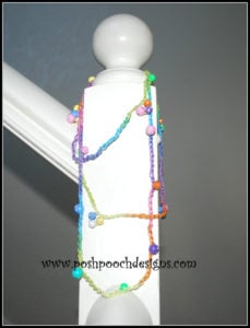Beaded Necklace with Lizbeth Thread by Sara Sach of Posh Pooch Designs