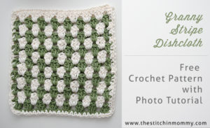 Granny Stripe Dishcloth by The Stitchin' Mommy