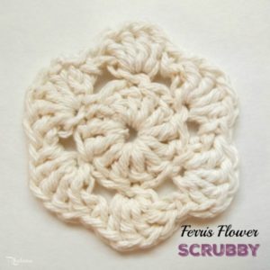 Ferris Flower Scrubby by Rhelena of CrochetN'Crafts