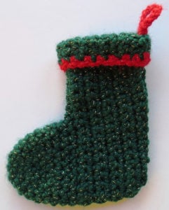 Mini Cuffed Christmas Stocking by My Recycled Bags