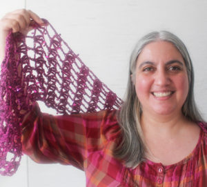 Holiday Hostess with the Mostest Shawlette by Marie Segares/Underground Crafter