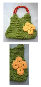 Simply Green Purse by Donna Collinsworth of Donna's Crochet Designs