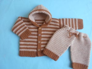 crosia baby sweater design