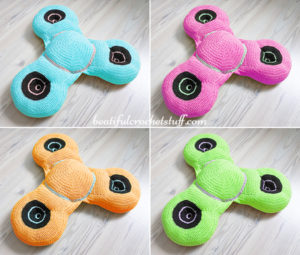 Crochet Spinner Free Pattern by Jane Green of Beautiful Crochet Stuff