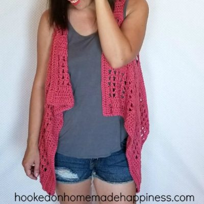 XOXO Summer Vest by Hooked on Homemade Happiness