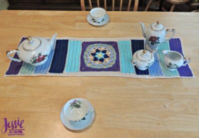 Flower Table Runner by Jessie At Home