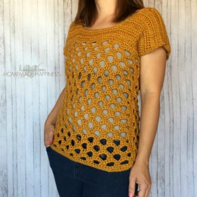 Honeycomb Top by Hooked on Homemade Happiness