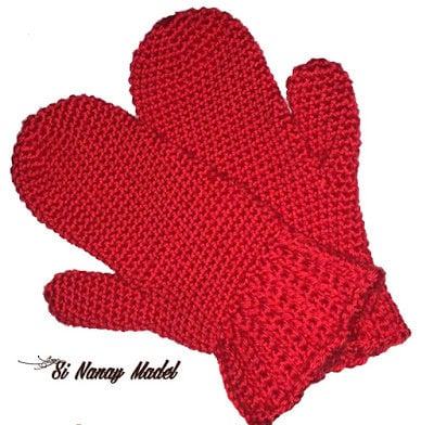 Basic Mittens by Si Nanay Madel