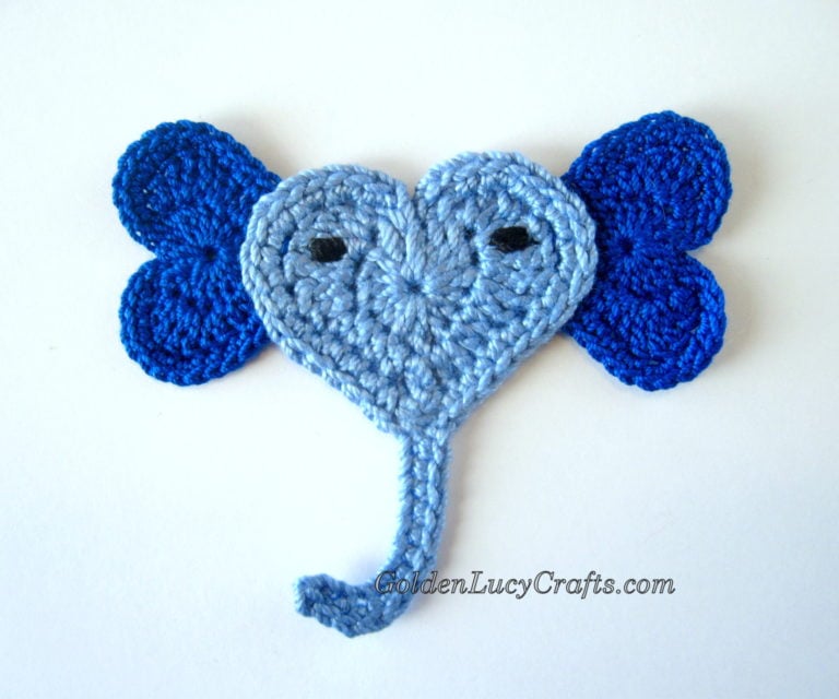 Elephant Applique - Crochet Pattern Bonanza