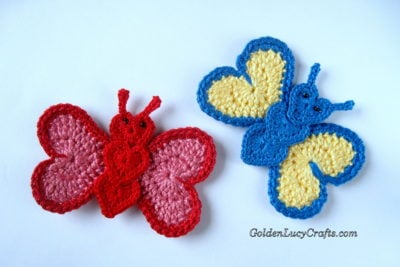 Butterfly Applique by GoldenLucyCrafts