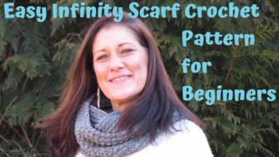 Easy Infinity Scarf Crochet Pattern for Beginners by maplewoodroad.com